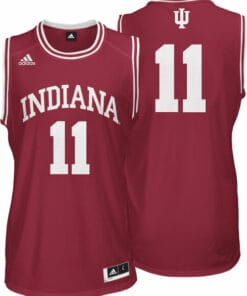 Indiana Hoosiers #11 Isiah Thomas NCAA Basketball Jersey Red Logo