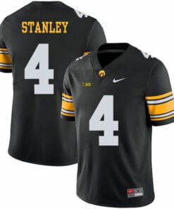 Iowa Hawkeyes #4 Nathan Stanley NCAA College Football Jersey Black
