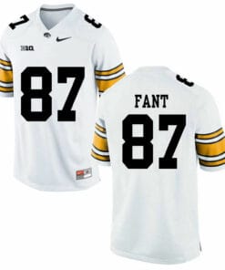 Iowa Hawkeyes #87 Noah Fant NCAA College Football Jersey White