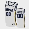 Iowa Hawkeyes Custom Name Number White Home College Basketball Jersey 4 Iowa Hawkeyes Custom Name Number White Home College Basketball Jersey1