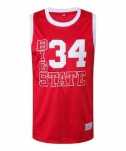 Alternative view of Jesus Shuttlesworth #34 Big State Basketball Jersey