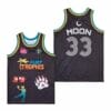 Jackie Moon 33 Flint Tropics Patchwork Basketball Jersey