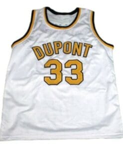 Jason Williams #33 Dupont High School Basketball Jersey White 4 Jason Williams #33 Dupont High School Basketball Jersey White