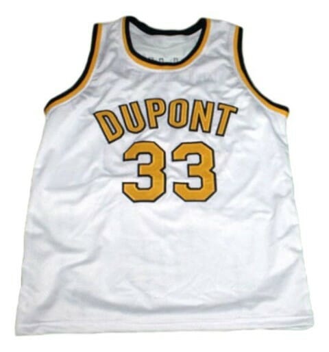 Jason Williams #33 Dupont High School Basketball Jersey White 2 Jason Williams #33 Dupont High School Basketball Jersey White