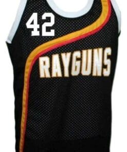 Jerry Stackhouse #42 Roswell Rayguns Basketball Jersey Sewn Black 4 Jerry Stackhouse #42 Roswell Rayguns Basketball Jersey Sewn Black