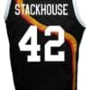 Jerry Stackhouse #42 Roswell Rayguns Basketball Jersey Sewn Black