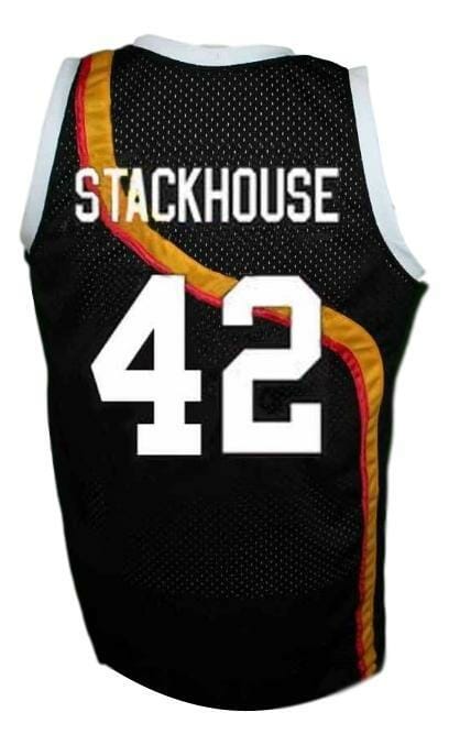 Jerry Stackhouse #42 Roswell Rayguns Basketball Jersey Sewn Black 1 Jerry Stackhouse #42 Roswell Rayguns Basketball Jersey Sewn Black