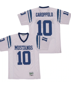 Jimmy Garoppolo #10 Mustangs High School Football Jersey White