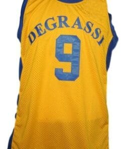 Jimmy Brooks Degrassi High School Basketball Jersey Yellow 4 Jimmy Brooks Degrassi High School Basketball Jersey Yellow