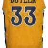 Jimmy Butler #33 College Basketball Jersey Sewn Gold