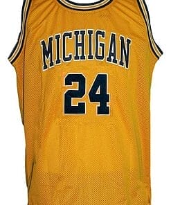 Jimmy King #24 College Retro Basketball Jersey Sewn Gold 4 Jimmy King #24 College Retro Basketball Jersey Sewn Gold