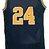 Jimmy King #24 College Retro Basketball Jersey Sewn Navy Blue