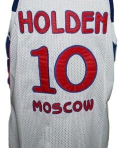 John Robert Holden #10 CSKA Moscow Basketball Jersey White