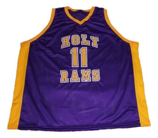John Wall #11 Holy Rams High School Basketball Jersey Purple