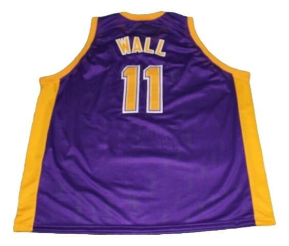 John Wall #11 Holy Rams High School Basketball Jersey Purple