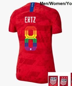 Julie Ertz Away USA Soccer Jersey PRIDE