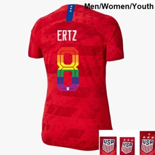 Julie Ertz Away USA Soccer Jersey PRIDE