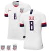 Julie Ertz Home White no.8 USWNT Champions Soccer Jersey