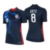 Julie Ertz Navy Away no.8 USWNT 2020-21 Soccer Jersey 2 Julie Ertz Navy Away no.8 USWNT 2020 21 Soccer Jersey