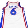 Julius Erving Dr J #6 Philadelphia Basketball Jersey Sewn White 6 Julius Erving Dr J #6 Philadelphia Basketball Jersey Sewn White