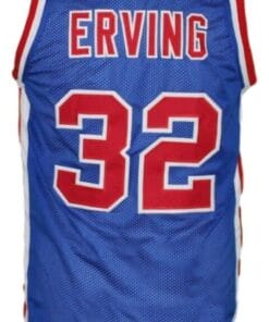 Julius Erving #32 Virginia Squires ABA Basketball Jersey Blue