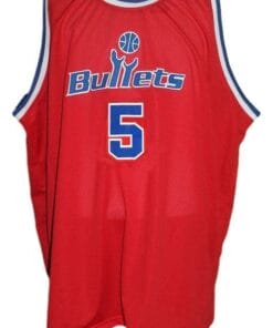 Juwan Howard #5 Washington Basketball Jersey Sewn Red