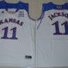Kansas Jayhawks 11 Josh Jackson NCAA Basketball Jersey Blue White