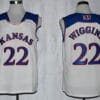 Kansas Jayhawks #22 Andrew Wiggins NCAA Basketball Jersey White 4 Kansas Jayhawks 22 Andrew Wiggins NCAA Basketball Jersey White