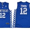 Kentucky Wildcats 12 Towns NCAA Basketball Jersey Blue