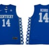 Kentucky Wildcats 14 Herro NCAA Basketball Jersey Blue