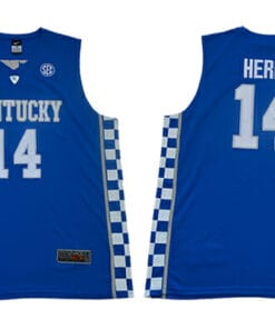 Kentucky Wildcats #14 Herro NCAA Basketball Jersey Blue