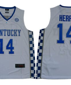 Kentucky Wildcats #14 Herro NCAA Basketball Jersey White