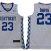 Kentucky Wildcats 23 Anthony Davis NCAA Basketball Jersey White