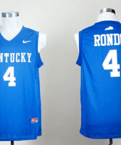 Kentucky Wildcats #4 Rajon Rondo NCAA Basketball Jersey Blue