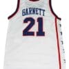 Kevin Garnett #21 McDonald's All American Basketball Jersey Sewn White