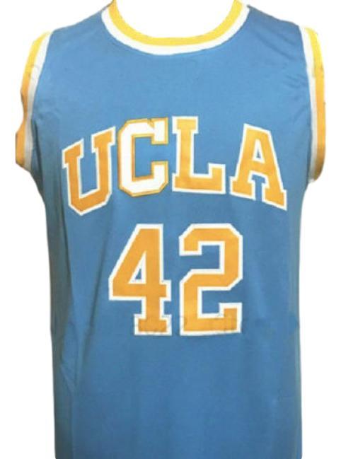 Kevin Love #42 College Basketball Jersey Sewn Blue 2 Kevin Love #42 College Basketball Jersey Sewn Blue