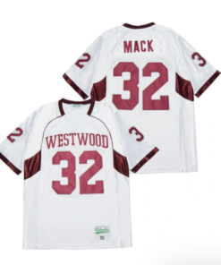 Khalil Mack #32 Westwood High School Football Jersey White