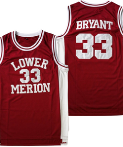 Kobe Bryant #33 Lower Merion High School Basketball Jersey