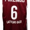 Kristaps Porzingis Team Latvija Basketball Jersey Maroon 7 Kristaps Porzingis Team Latvija Basketball Jersey Maroon