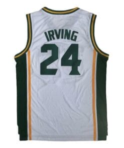 Kyrie Irving #24 St.Patrick High School White Basketball Jersey