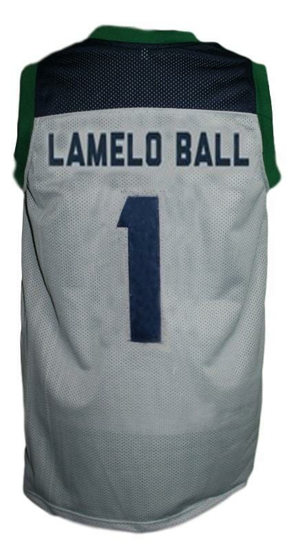 Lamelo Ball #1 Chino Hills Huskies Basketball Jersey Grey 1 Lamelo Ball #1 Chino Hills Huskies Basketball Jersey Grey