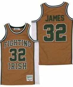 Lebron James #23 Fighting Irish High School Basketball Jersey