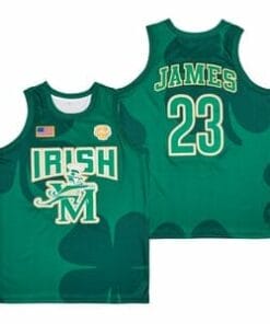 Lebron James #23 Irish Alternate Basketball Jersey