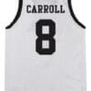 Jim Carroll Di Caprio St Vitus Basketball Diaries Jersey Sewn White 6 Jim Carroll Di Caprio St Vitus Basketball Diaries Jersey Sewn White