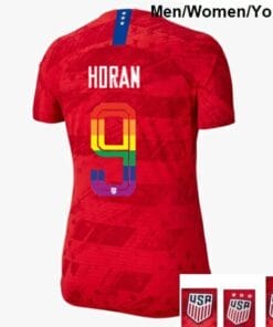 Lindsey Horan Away USA Soccer Jersey PRIDE
