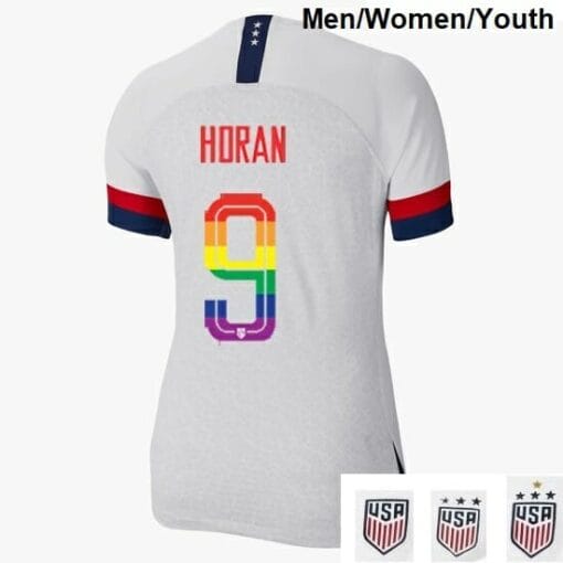 Lindsey Horan Home USA Soccer Jersey PRIDE