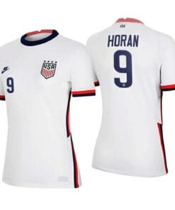 Lindsey Horan Home White no.9 USWNT 2020-21 Soccer Four Stars Jersey