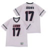 Lions Brown 17 Football Jersey