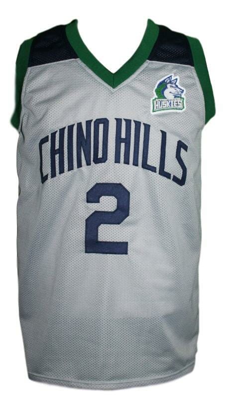 Lonzo Ball #2 Chino Hills Huskies Basketball Jersey Grey 2 Lonzo Ball #2 Chino Hills Huskies Basketball Jersey Grey