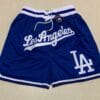 Los Angeles Dodgers Shorts Royal All Stitched 4 Los Angeles Dodgers Shorts Royal All Stitched